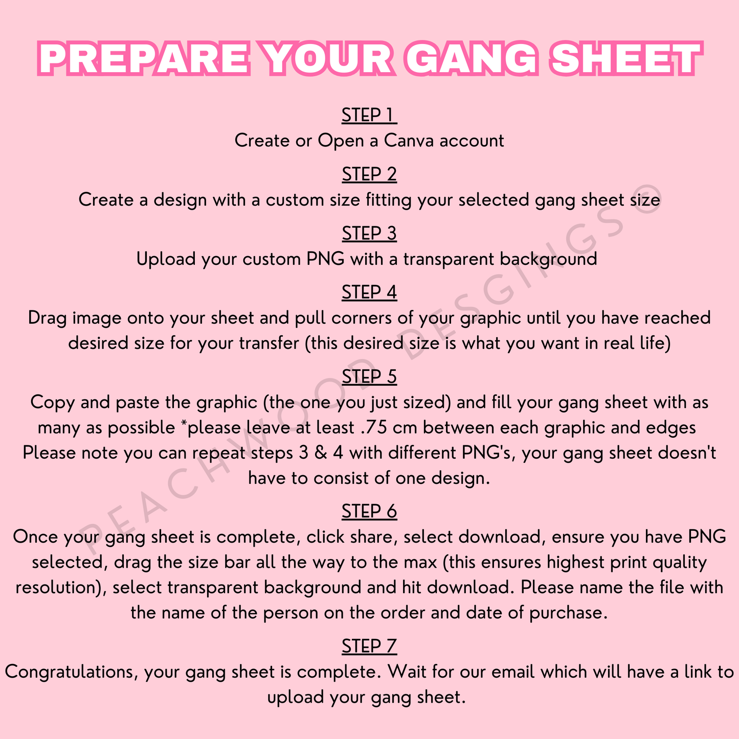 CUSTOM Gang Sheet